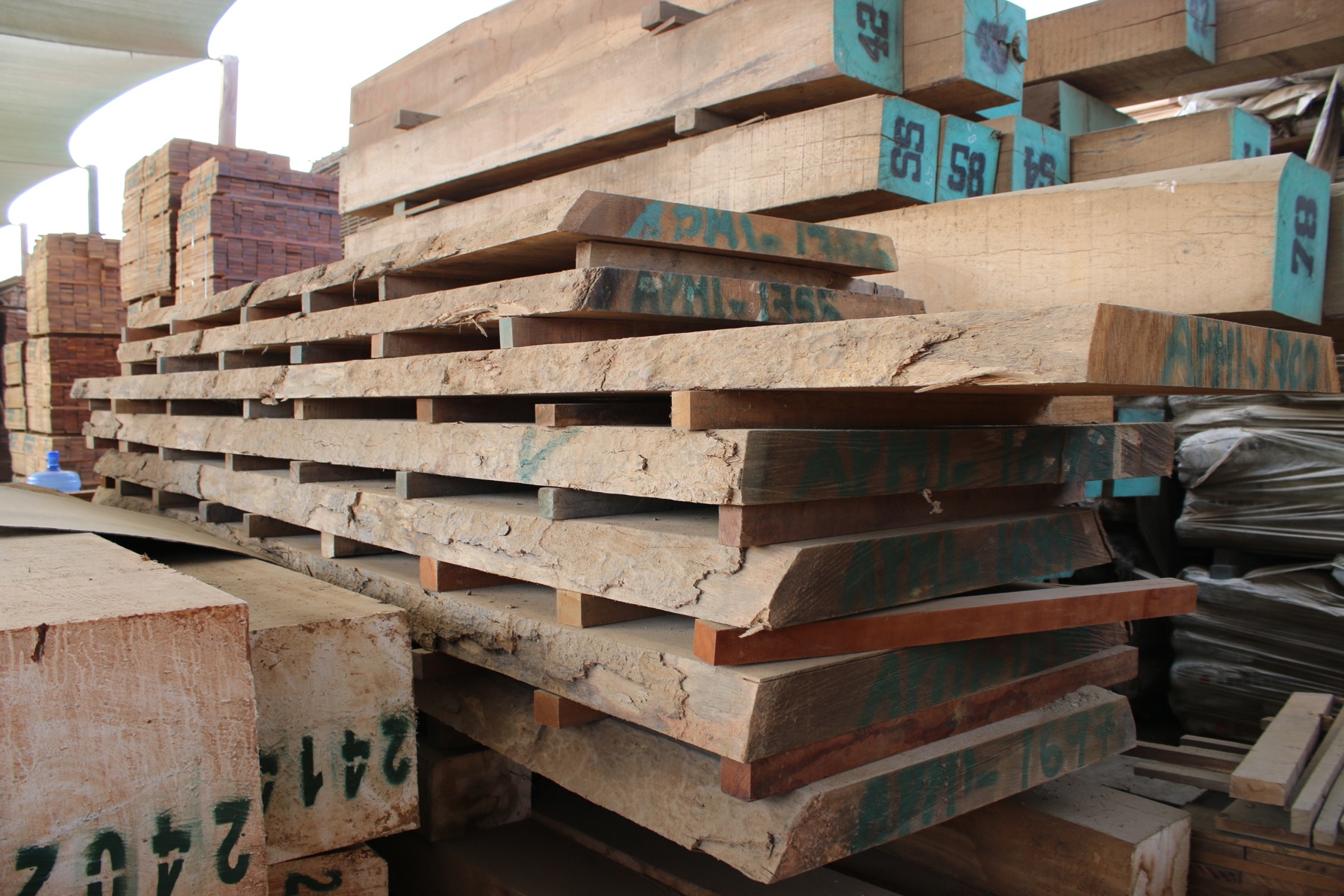 Slab de madera de alta densidad