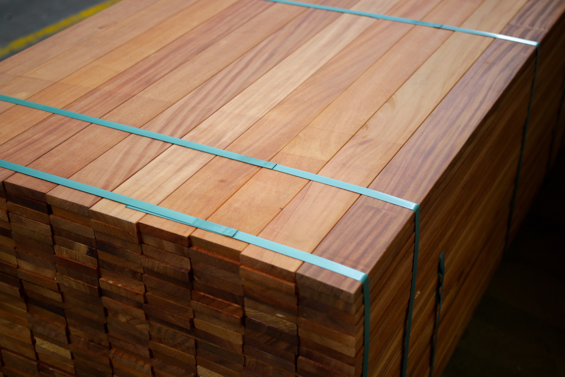 Decking de maderas duras de exportación