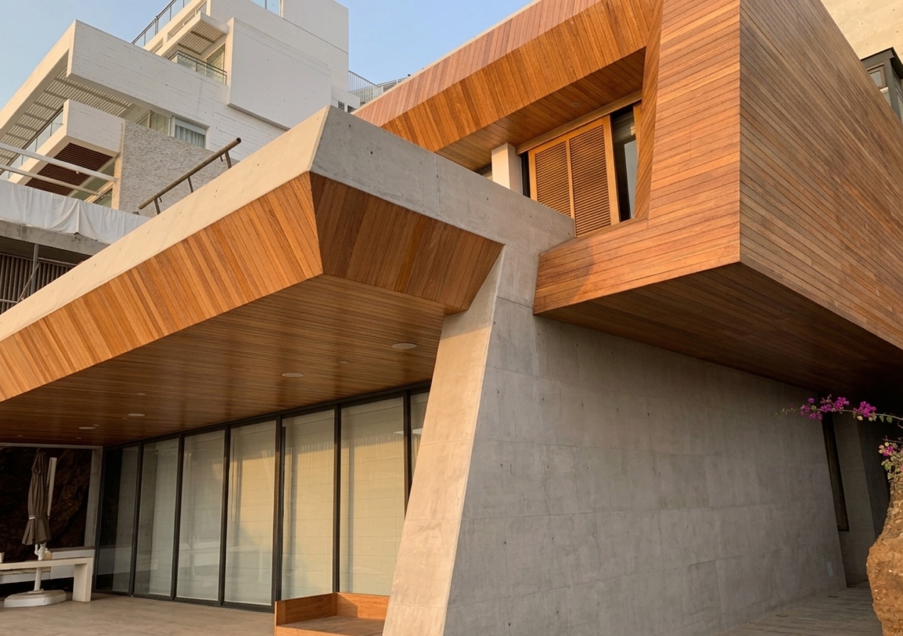 Decking de madera para exterior