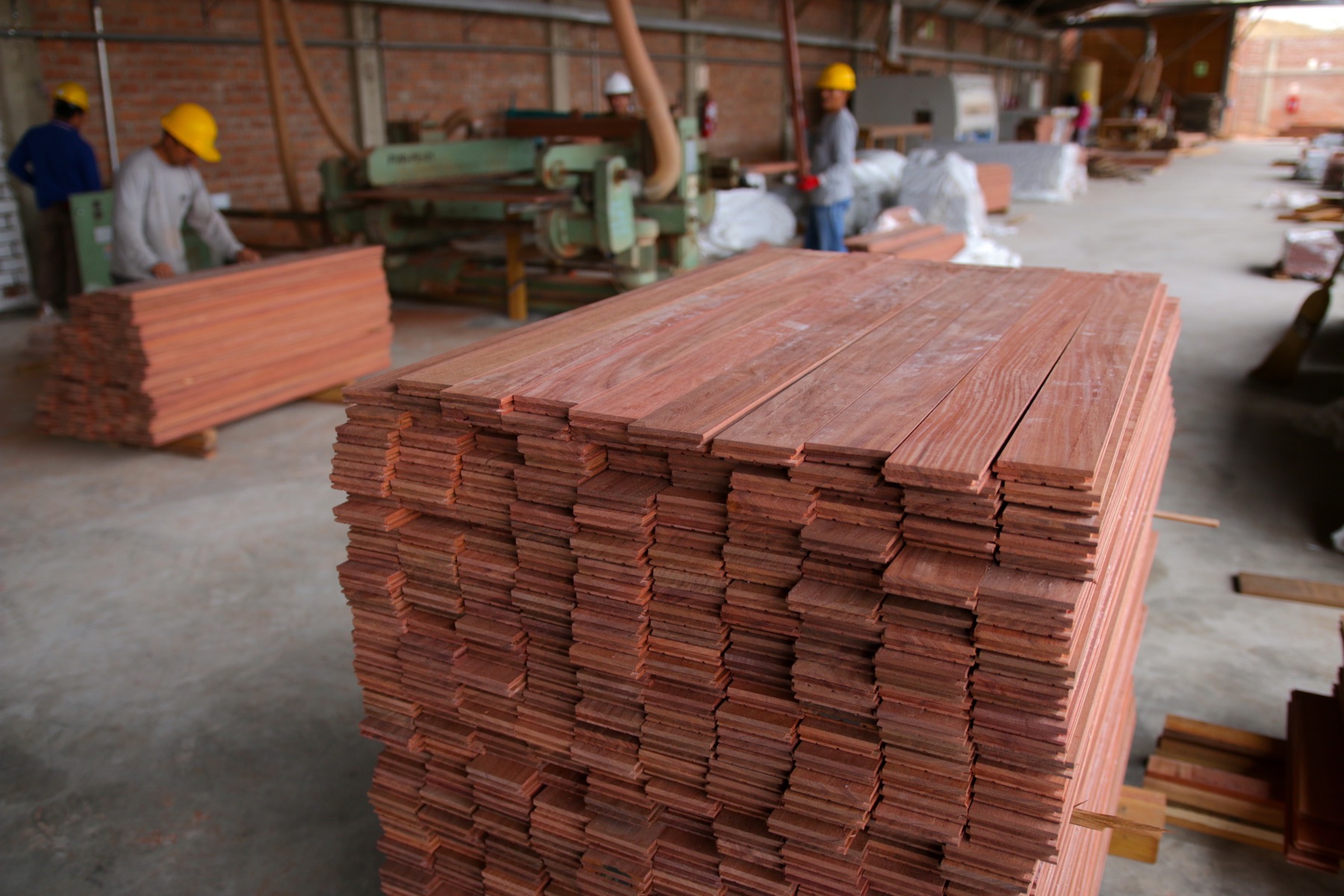 Piso de madera de alta densidad para interior